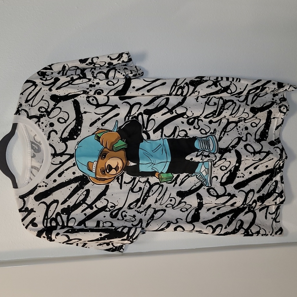Bailey Apparel Teddy Bear OG Hustle Short Sleeve T-Shirt Sz XL
